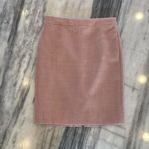 J. Crew no. 2 pencil skirt pink blush wool - size 0 petite